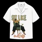 CUSTOM LAB - BOXY FIT CROPPED SHIRT