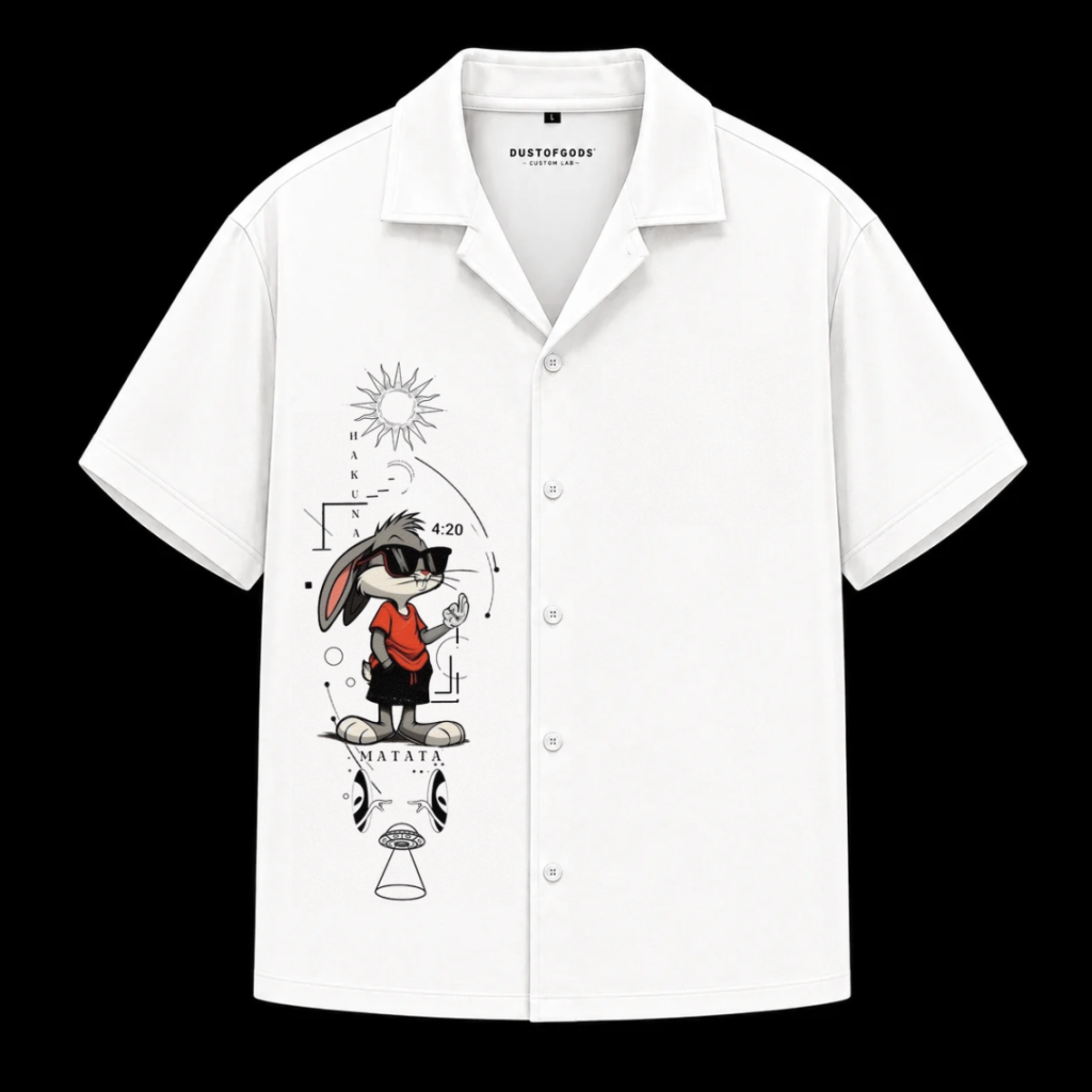 CUSTOM LAB - BOXY FIT CROPPED SHIRT