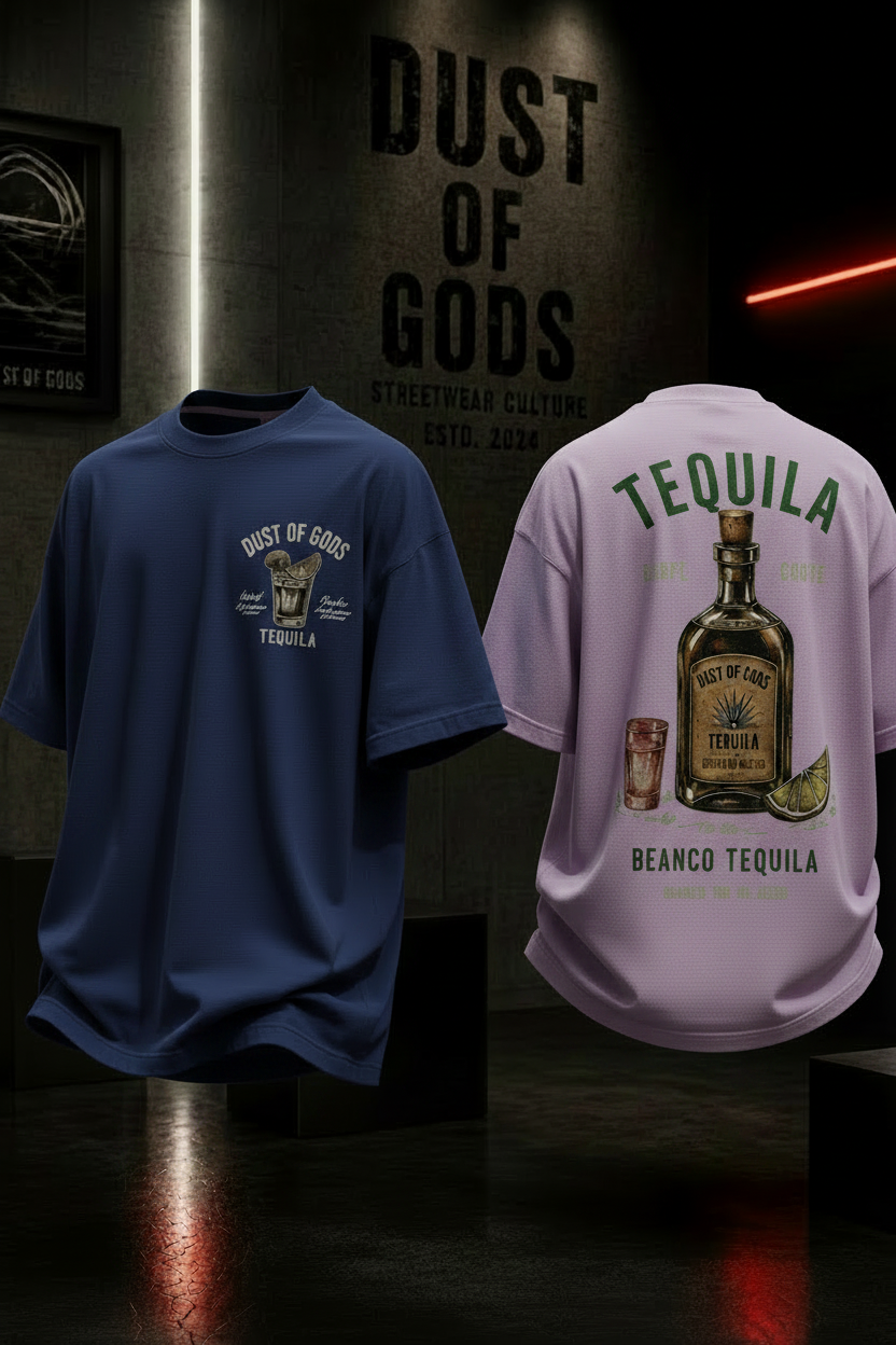 TEQUILA – BLANCO AGAVE - HEAVYWEIGHT OVERSIZED TEE