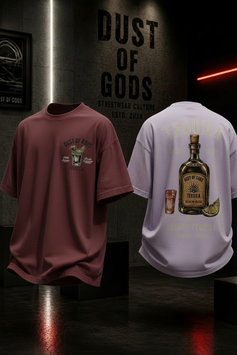 TEQUILA – BLANCO AGAVE - HEAVYWEIGHT OVERSIZED TEE