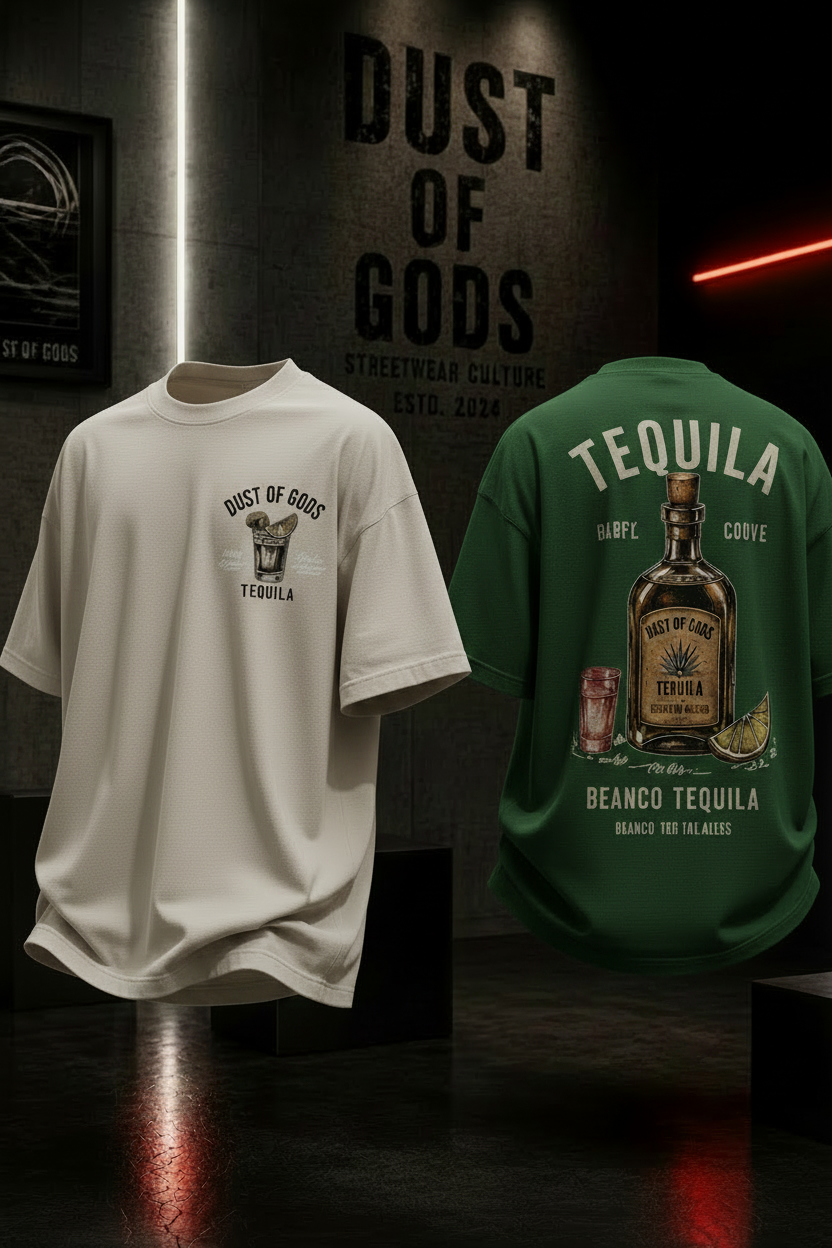 TEQUILA – BLANCO AGAVE - HEAVYWEIGHT OVERSIZED TEE