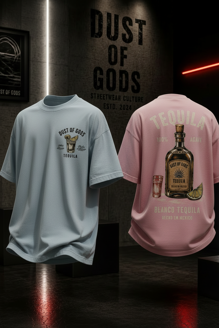 TEQUILA – BLANCO AGAVE - HEAVYWEIGHT OVERSIZED TEE